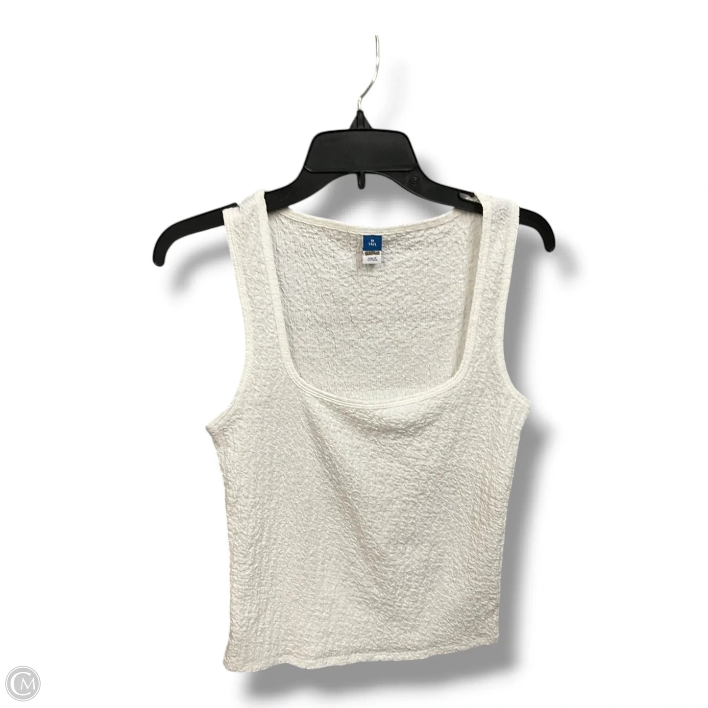 Top Sleeveless Basic By Old Navy In White, Size: M