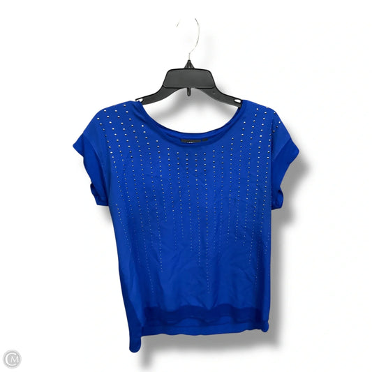 Top Short Sleeve By Apt 9 In Blue, Size: S
