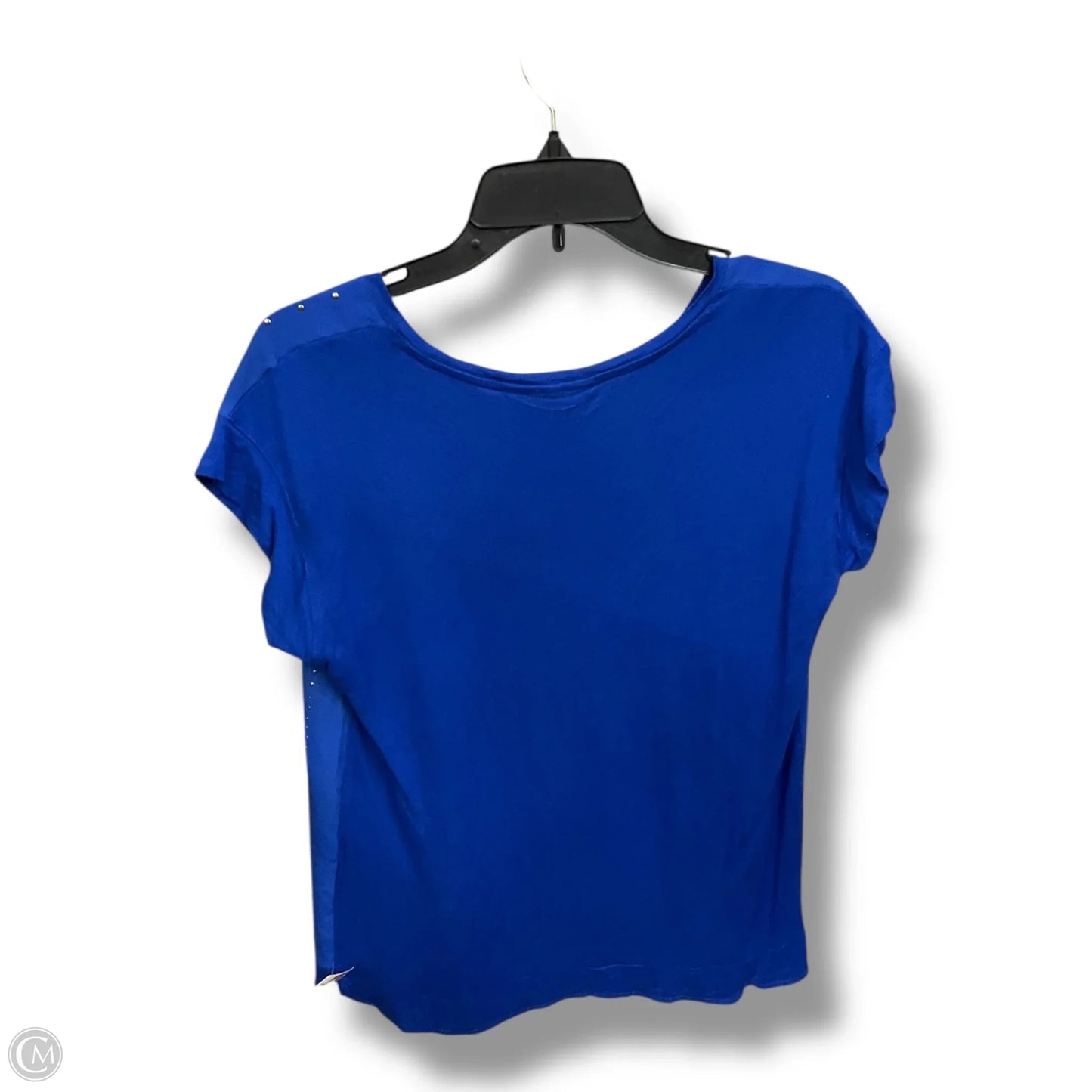 Top Short Sleeve By Apt 9 In Blue, Size: S