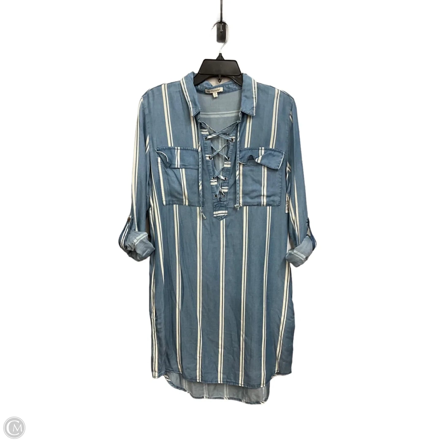 Dress Casual Short By Veveret In Striped Pattern, Size: S