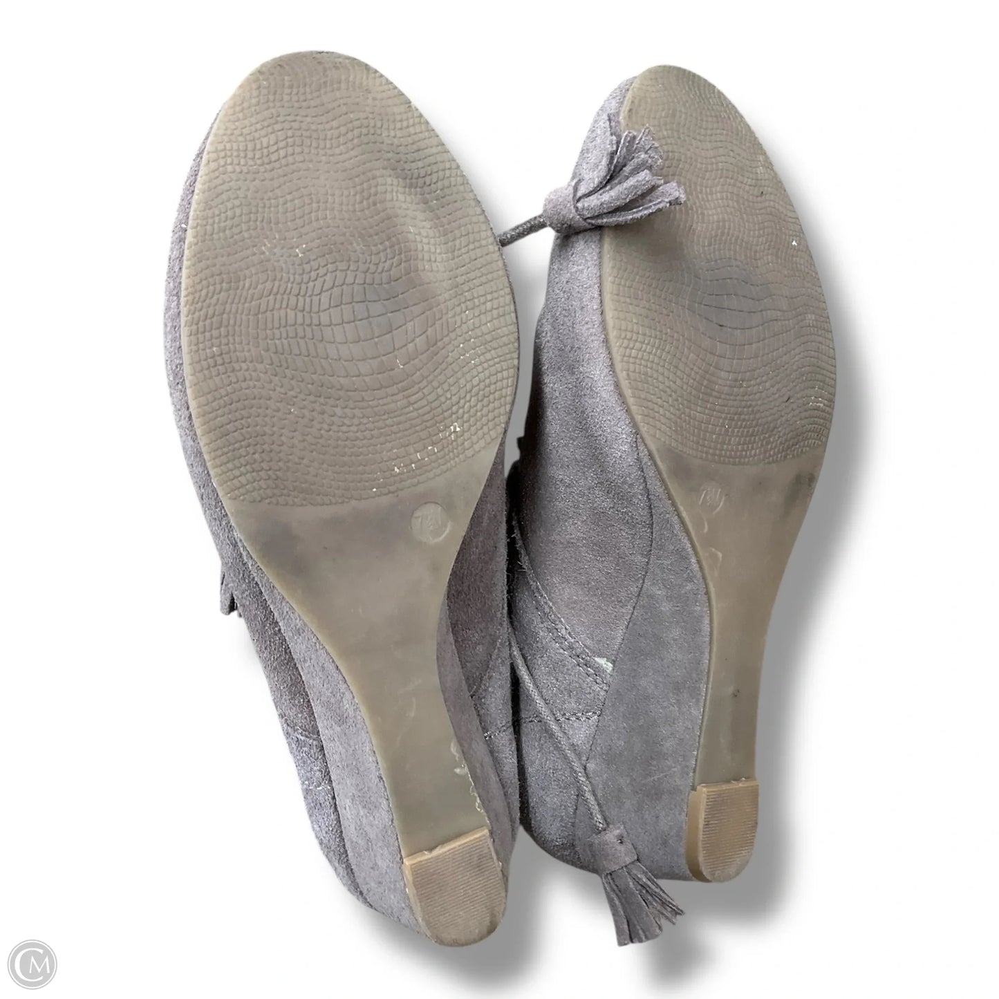 Boots Ankle Heels By Crown Vintage In Taupe, Size: 7.5