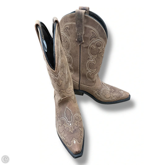Boots Western By Clothes Mentor In Brown, Size: 7.5