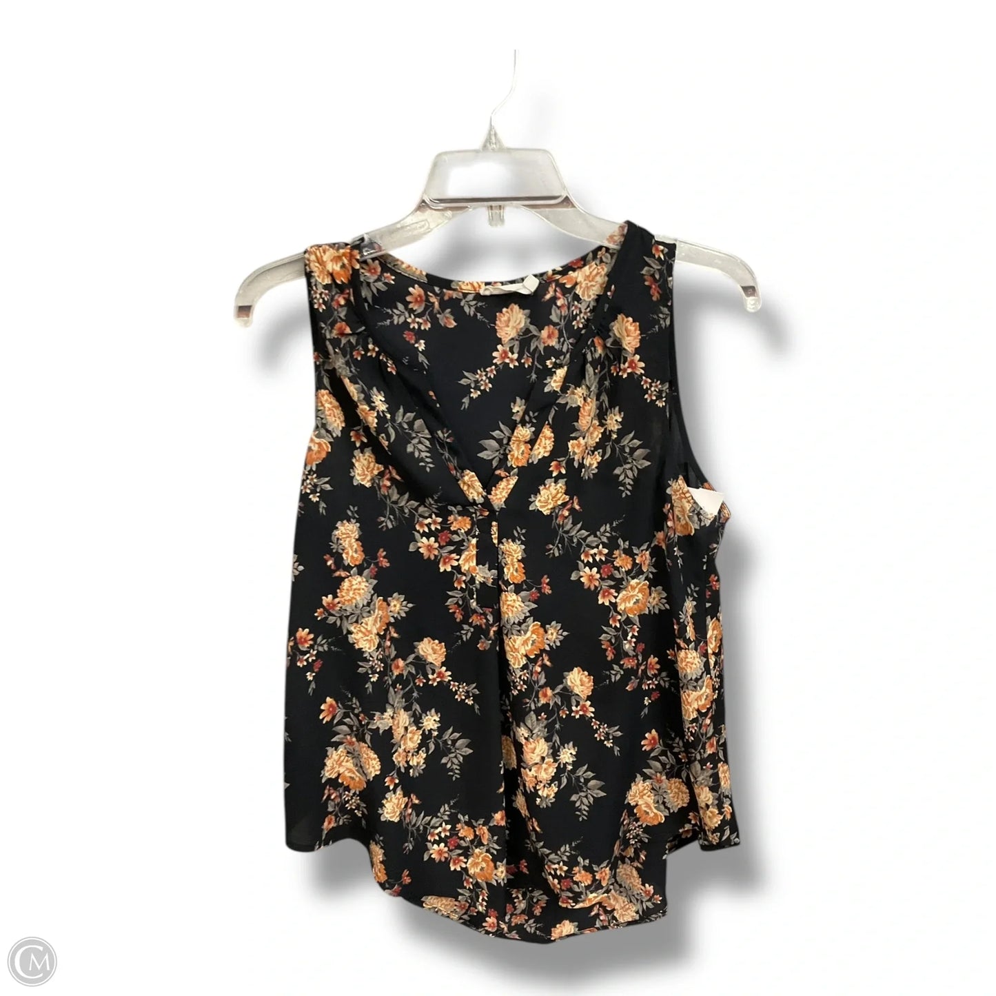 Top Sleeveless By Lush In Floral Print, Size: M