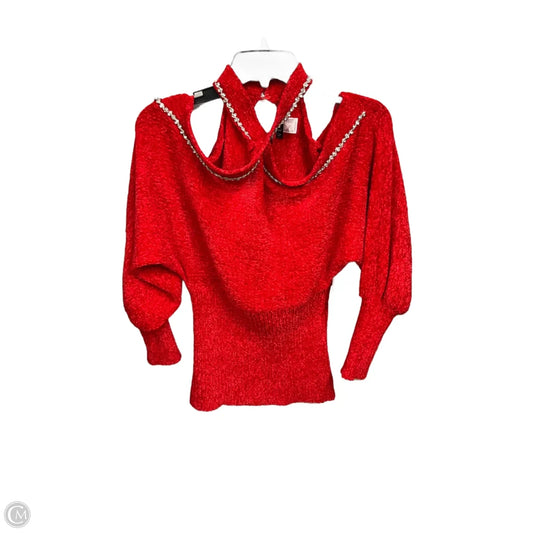 Sweater By Venus In Red, Size: Xs