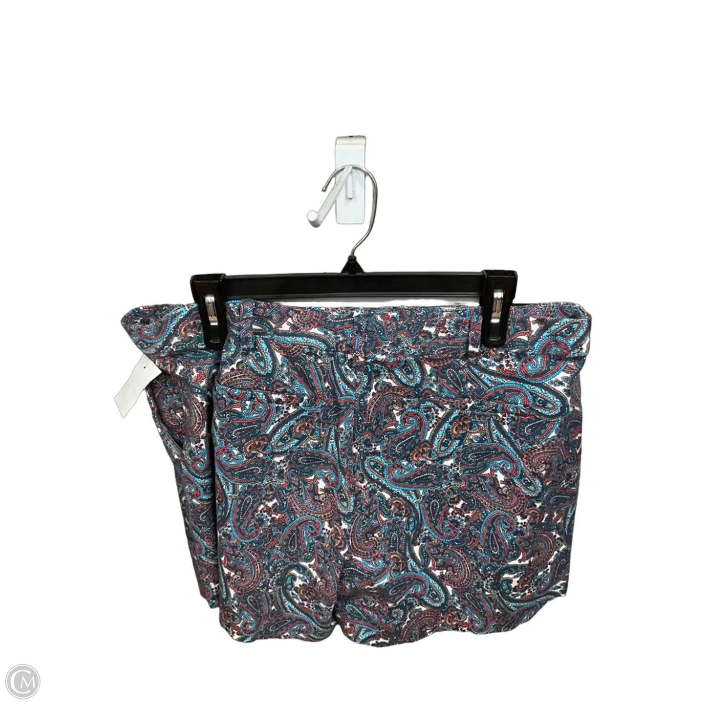 Shorts By Michael By Michael Kors In Paisley Print, Size: 12