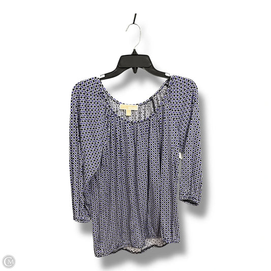 Top Long Sleeve By Michael By Michael Kors In Multi-colored, Size: M