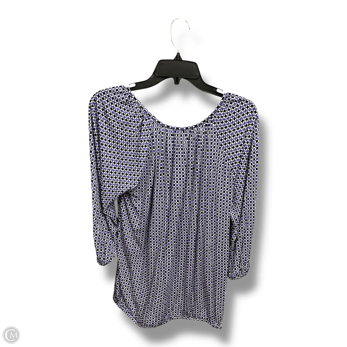 Top Long Sleeve By Michael By Michael Kors In Multi-colored, Size: M