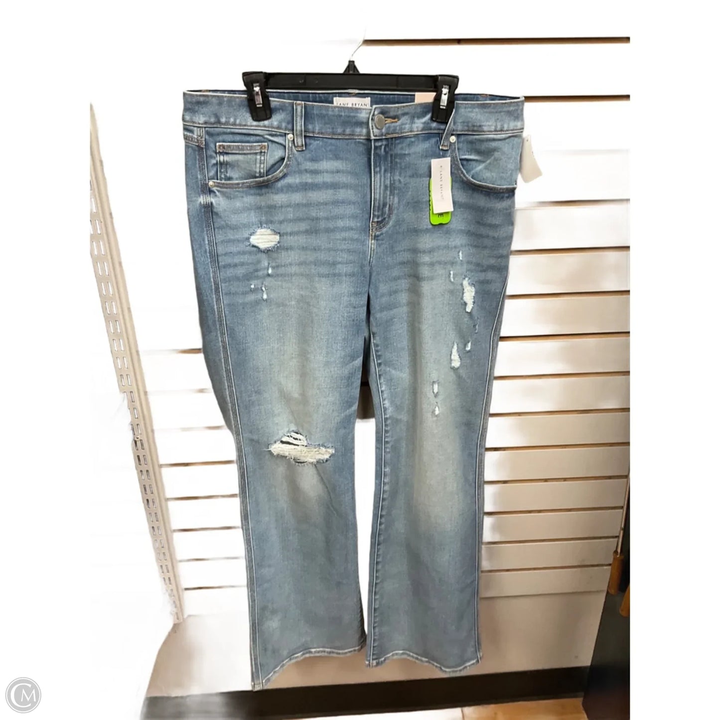 Jeans Wide Leg By Lane Bryant In Blue Denim, Size: 16