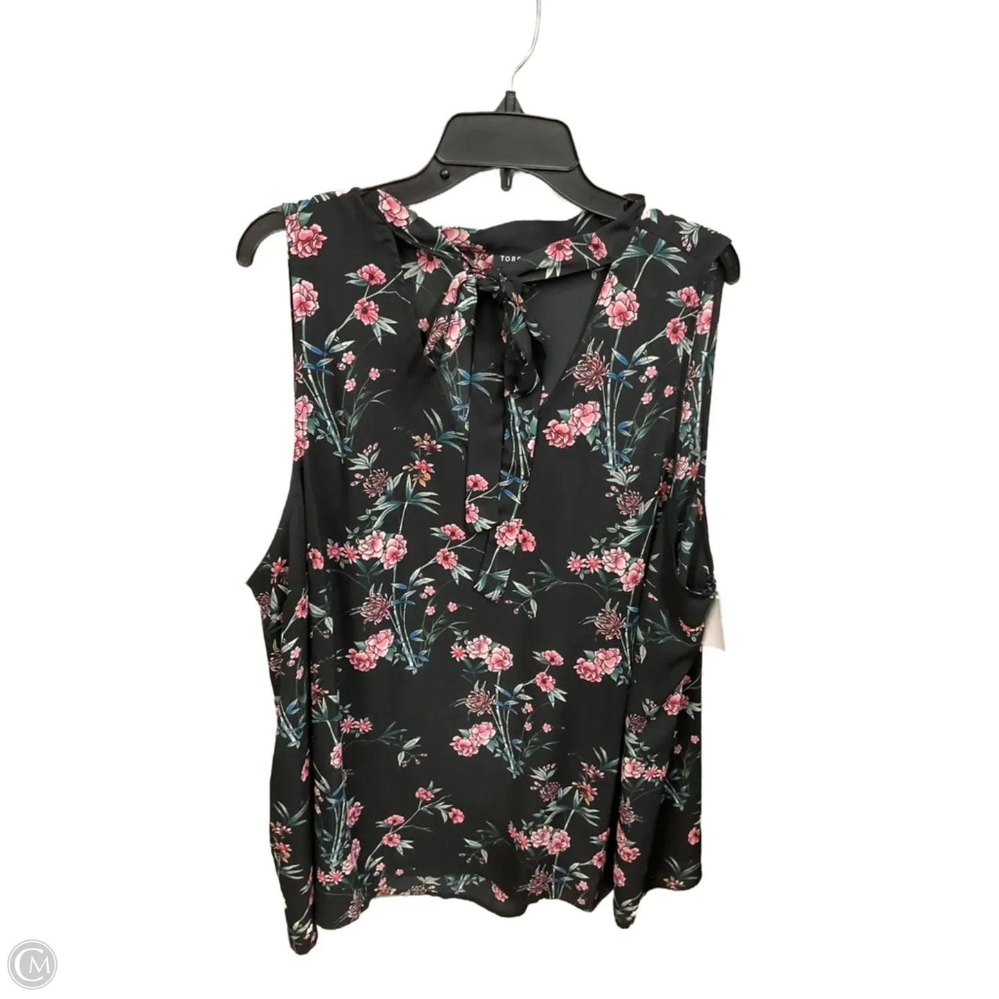 Blouse Sleeveless By Torrid In Floral Print, Size: 3x