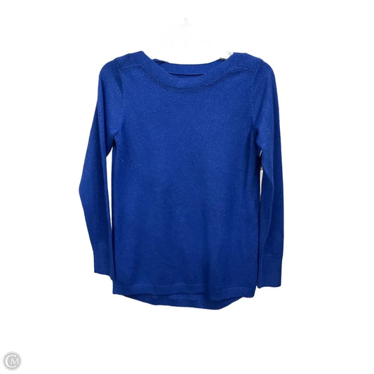 Top Long Sleeve Basic By Apt 9 In Blue, Size: Xs