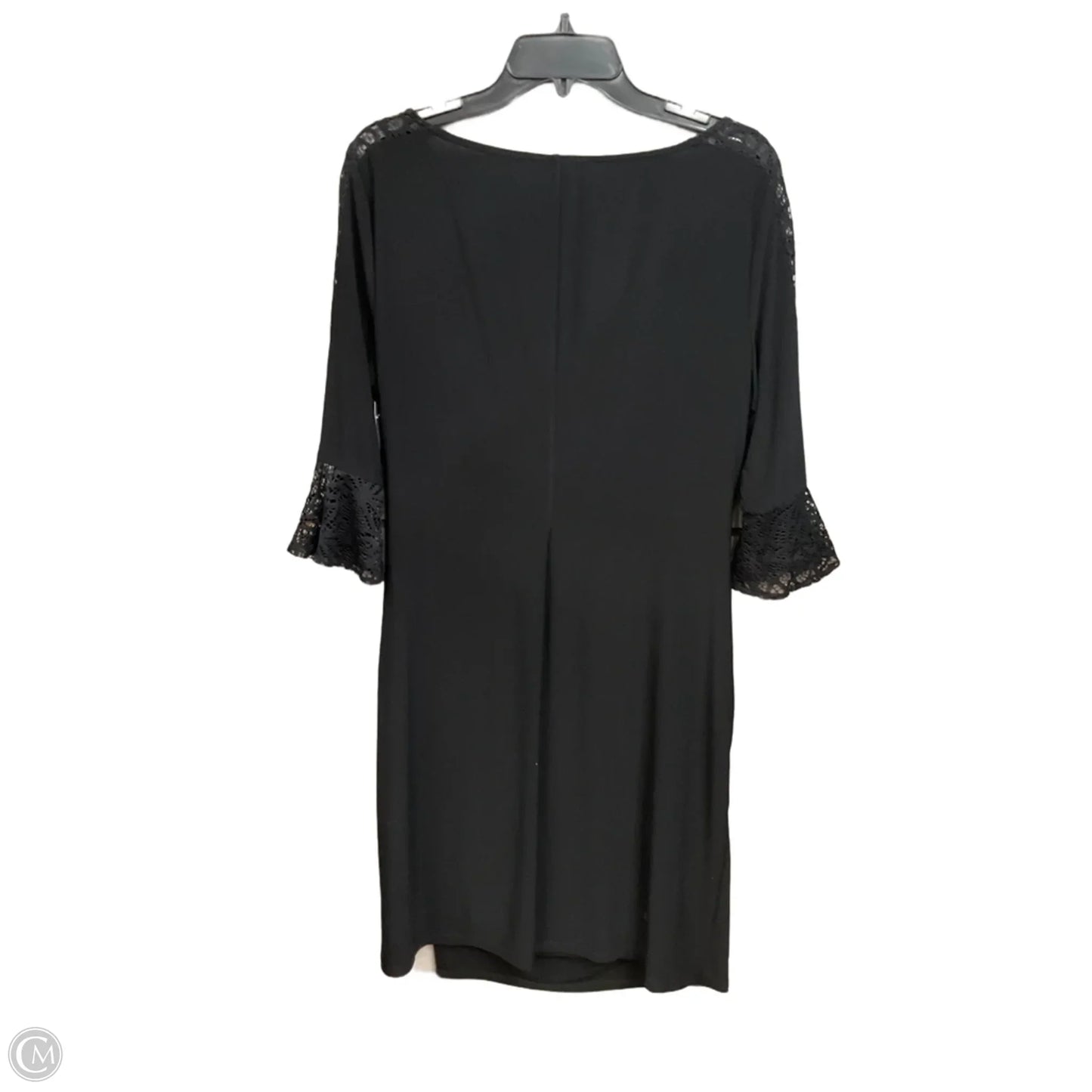 Dress Party Midi By Chaps In Black, Size: Xl