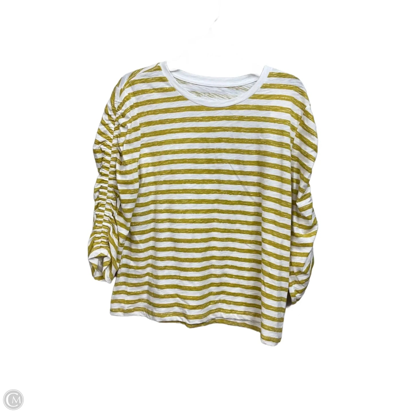Top Long Sleeve By Clothes Mentor In Striped Pattern, Size: L