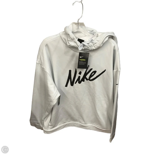 Sweatshirt Hoodie By Nike Apparel In Grey, Size: Xl