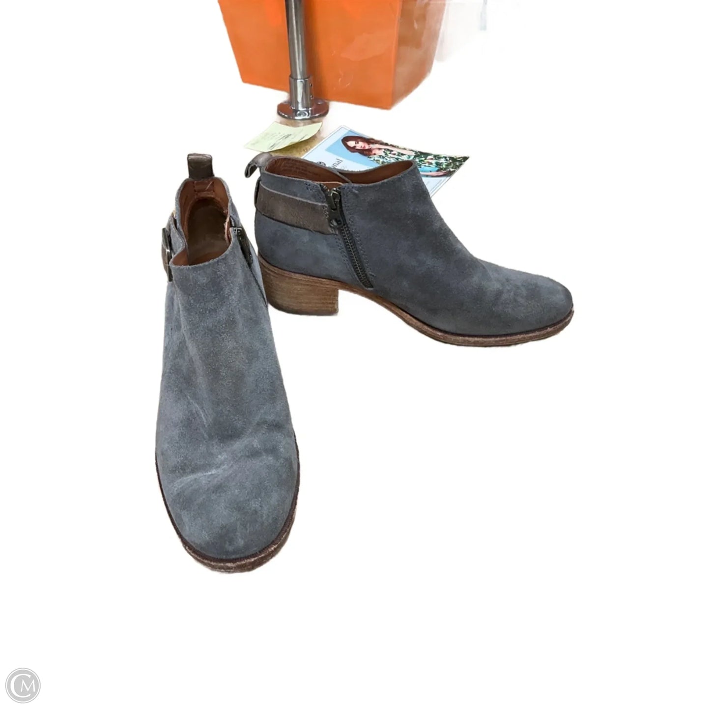 Boots Ankle Flats By Kork Ease In Grey, Size: 8