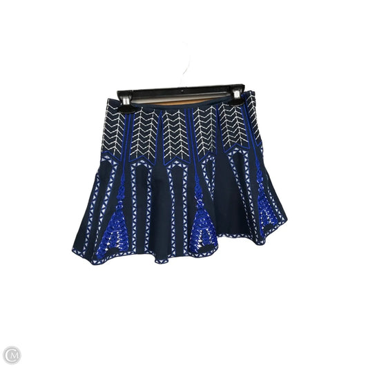 Skirt Mini & Short By Bcbg In Blue, Size: 4