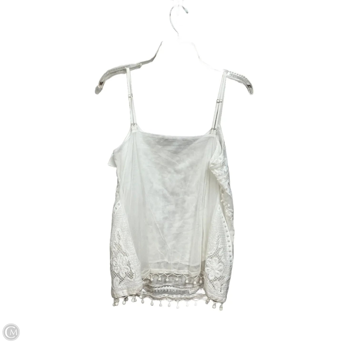 Top Sleeveless Basic By Soft Surroundings In White, Size: S