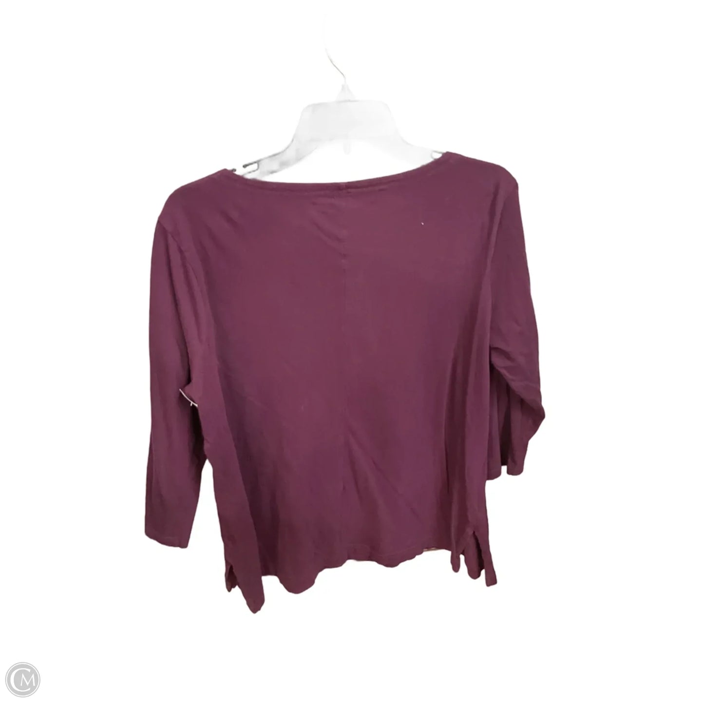 Top Long Sleeve Basic By Duluth Trading In Purple, Size: Xxl