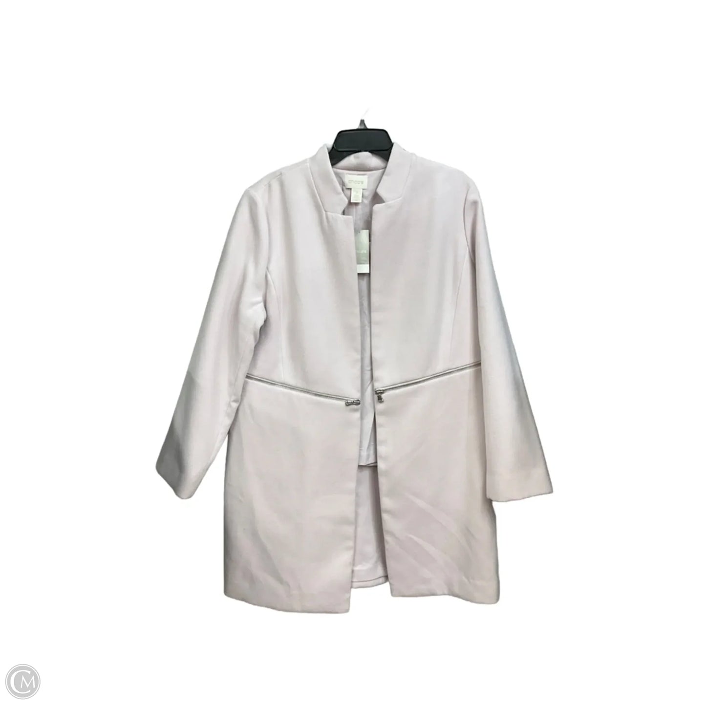 Coat Other By Chicos In Ivory, Size: L