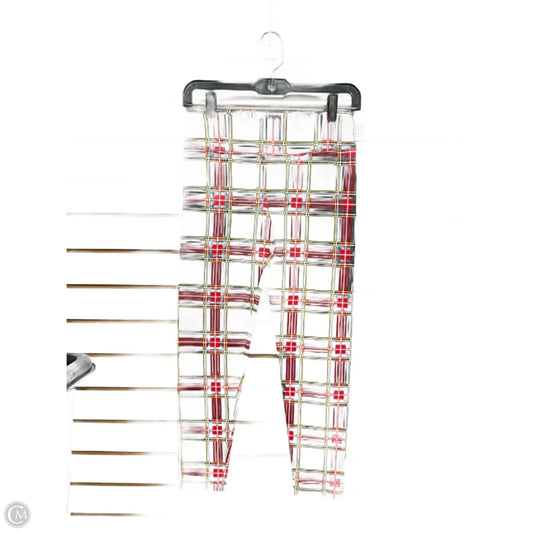 Pants Leggings By J. Crew In Plaid Pattern, Size: 4