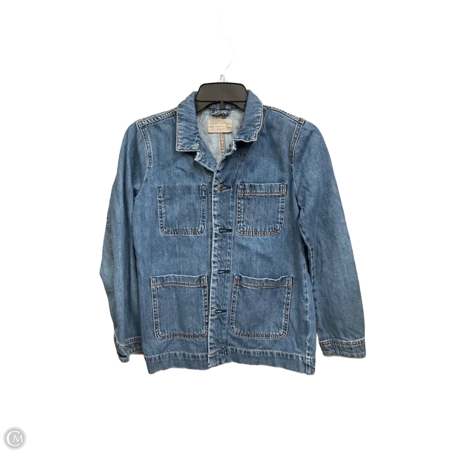 Jacket Denim By Everlane In Blue Denim, Size: Xs