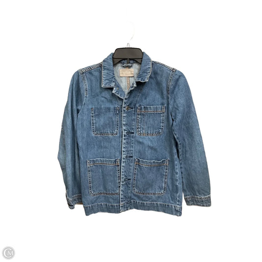 Jacket Denim By Everlane In Blue Denim, Size: Xs