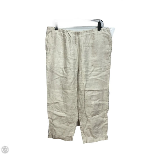 Pants Linen By J. Jill In Beige, Size: 8