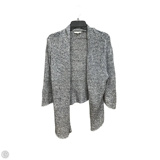 Cardigan By Eileen Fisher In Blue & White, Size: L