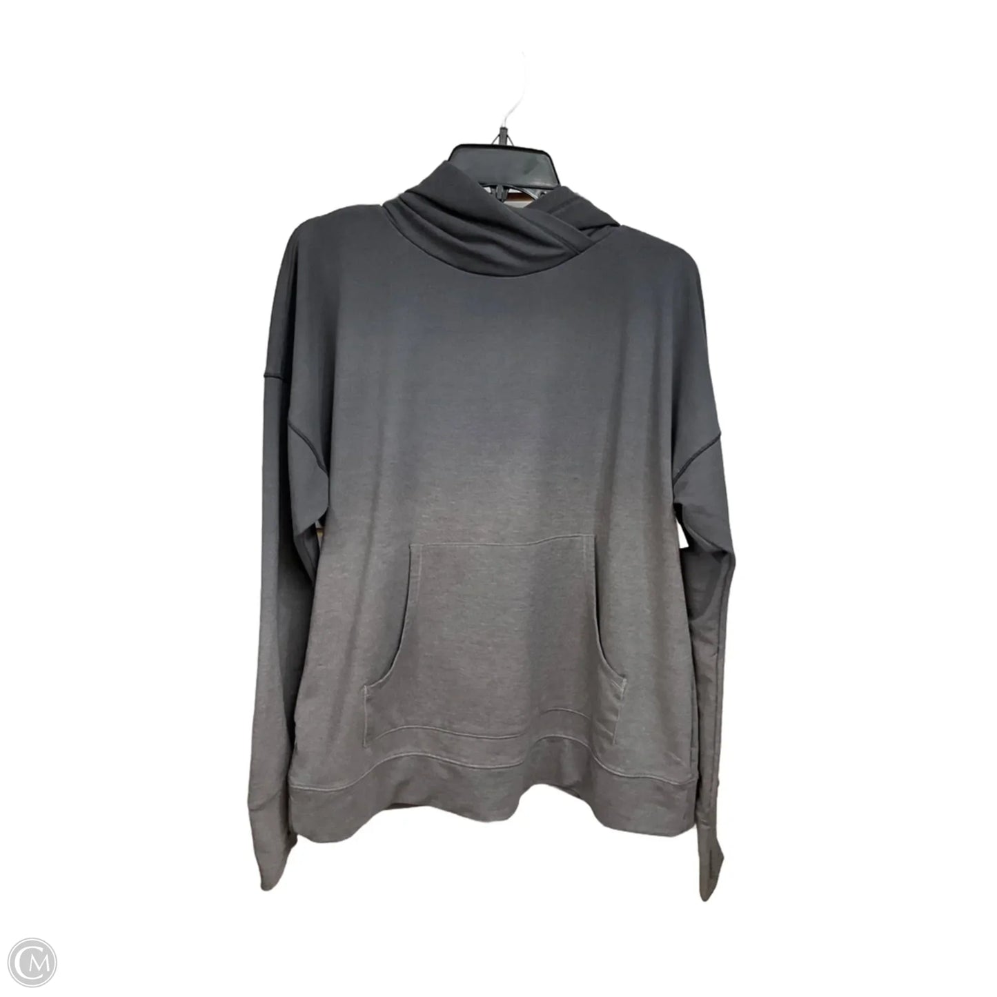 Sweatshirt Hoodie By Calia In Grey, Size: L
