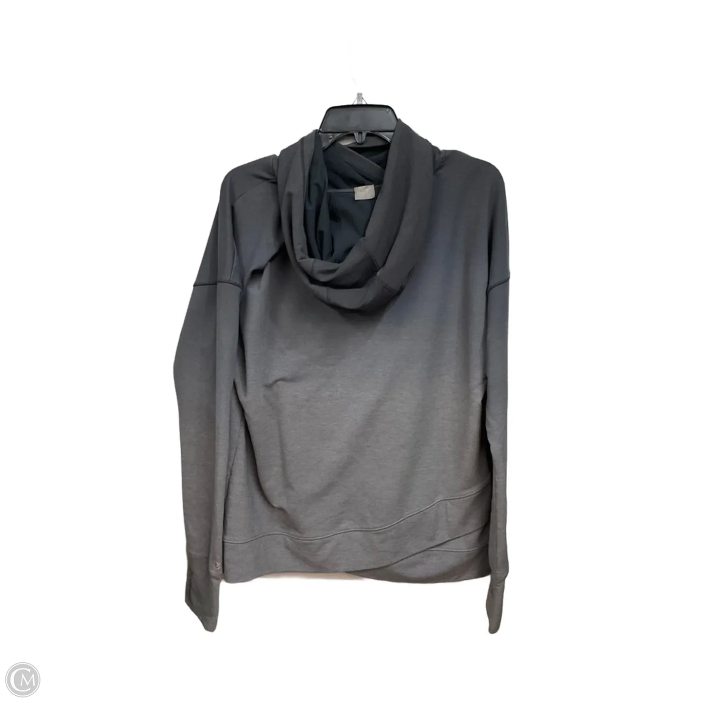 Sweatshirt Hoodie By Calia In Grey, Size: L