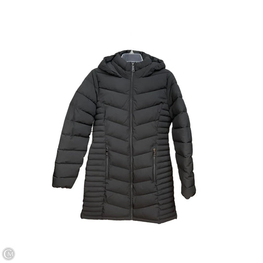 Coat Puffer & Quilted By Dkny In Black, Size: S