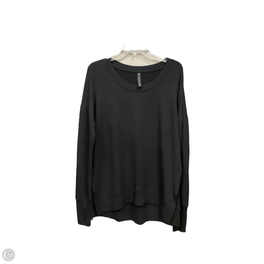 Sweatshirt Crewneck By Athleta In Black, Size: M