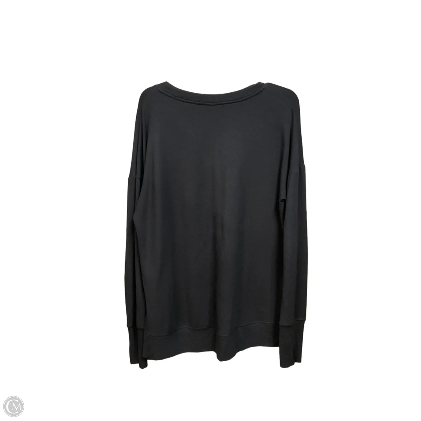 Sweatshirt Crewneck By Athleta In Black, Size: M