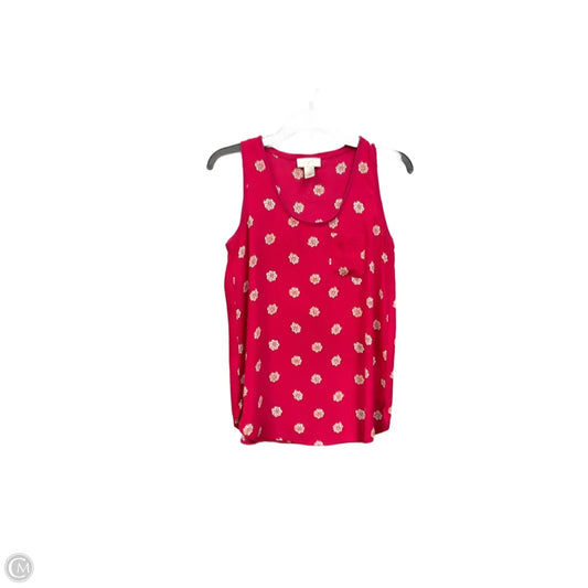 Top Sleeveless By Loft In Multi-colored, Size: Xs