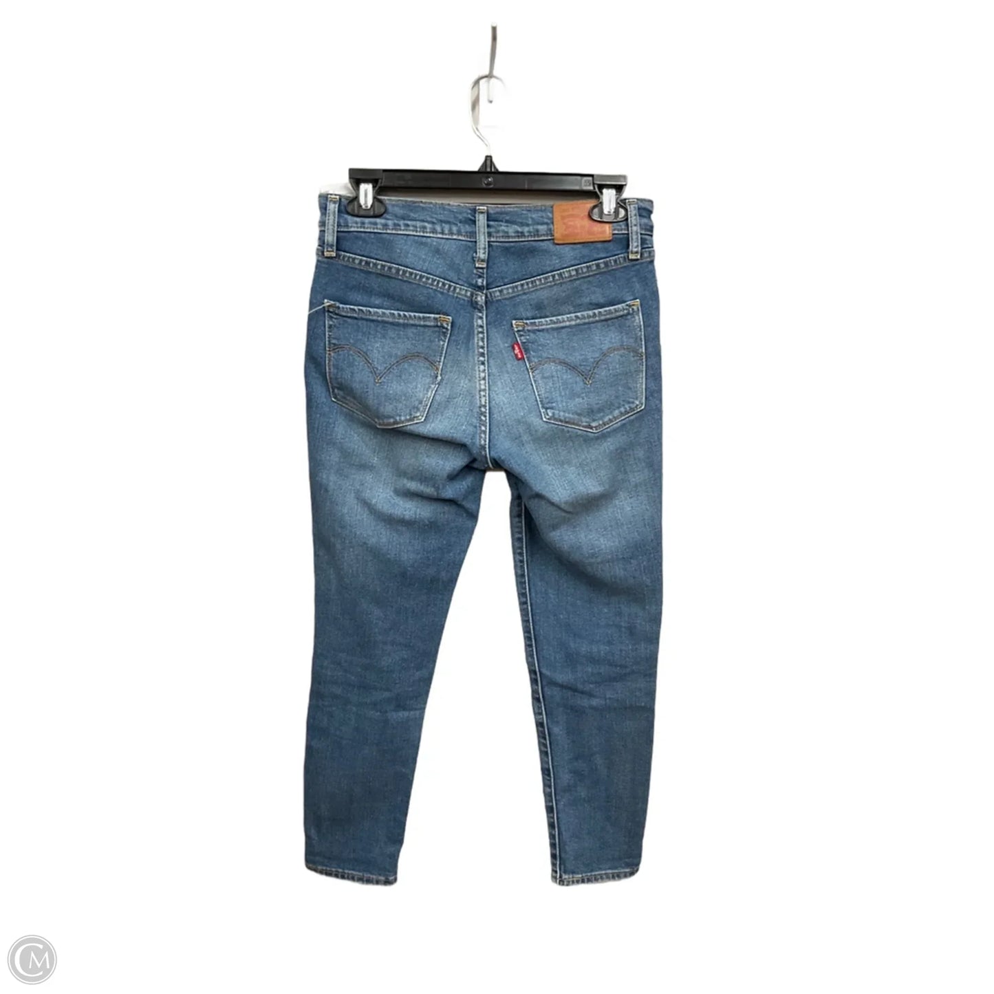 Jeans Skinny By Levis In Blue Denim, Size: 2