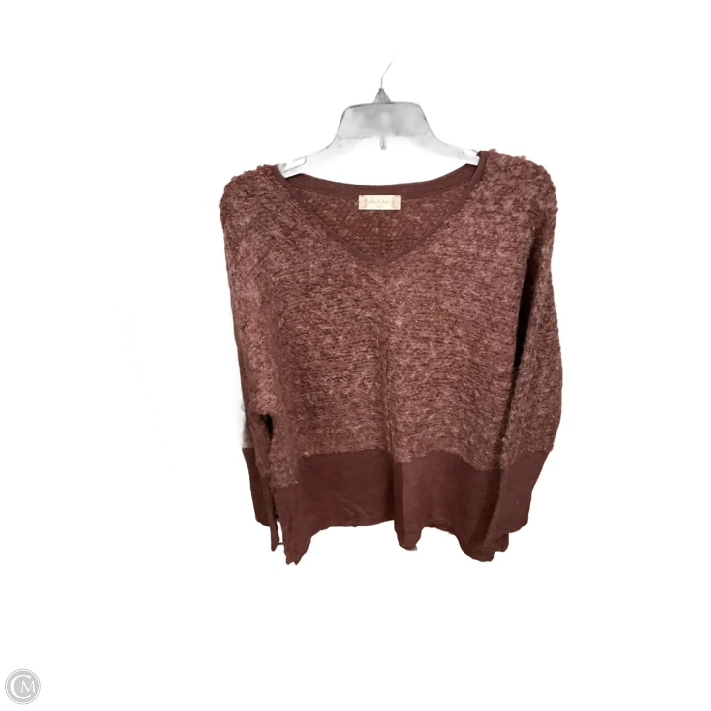 Top Long Sleeve Basic By Altard State In Maroon, Size: M