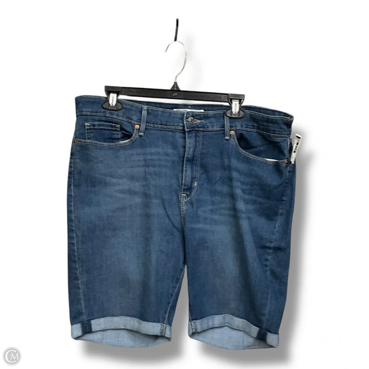 Shorts By Levis In Blue Denim, Size: 2x