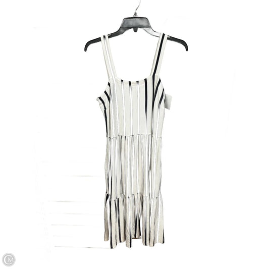 Dress Casual Midi By Loft In Striped Pattern, Size: S