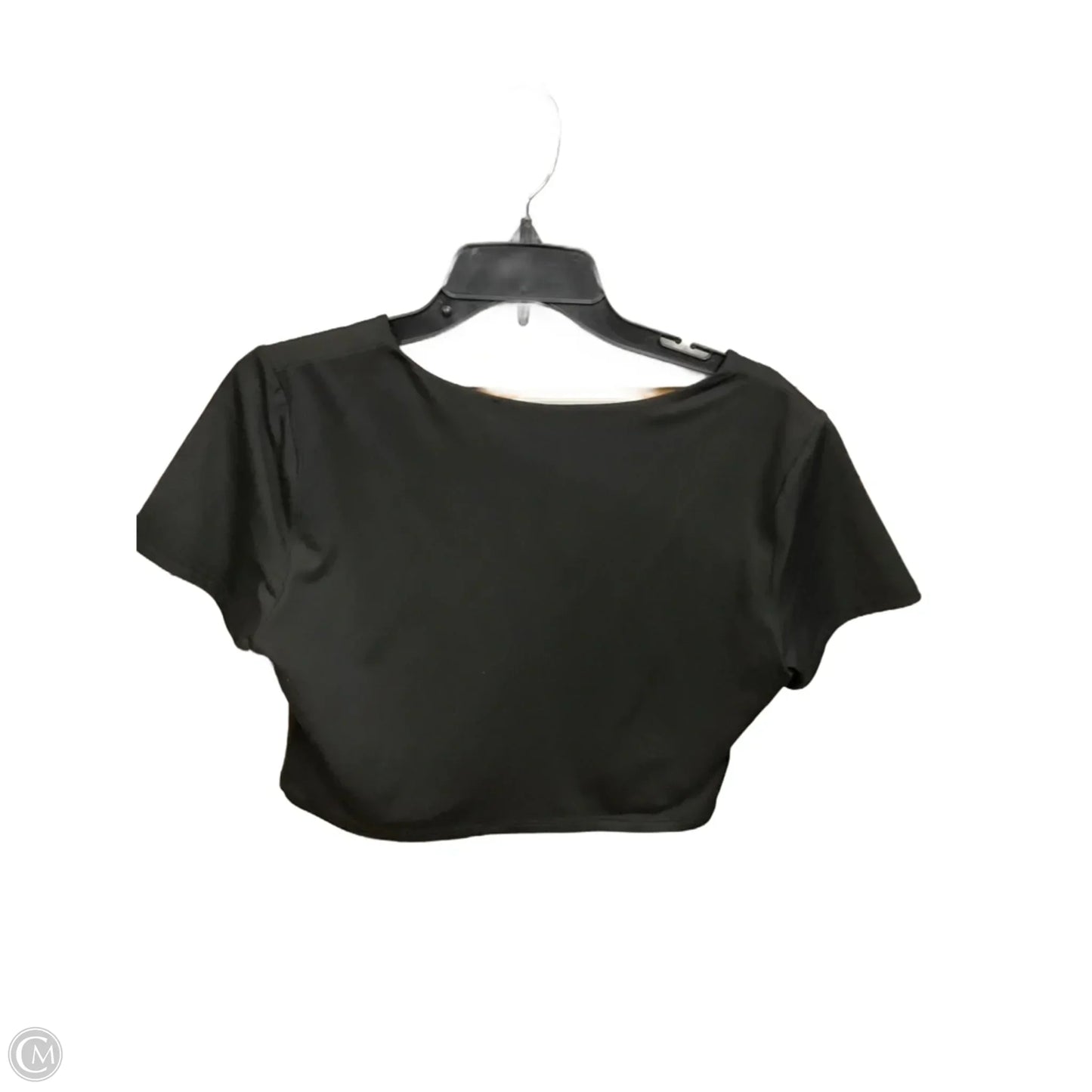 Athletic Top Short Sleeve By Cmc In Black, Size: Xxl