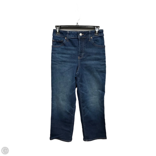 Jeans Straight By Express In Blue Denim, Size: 2