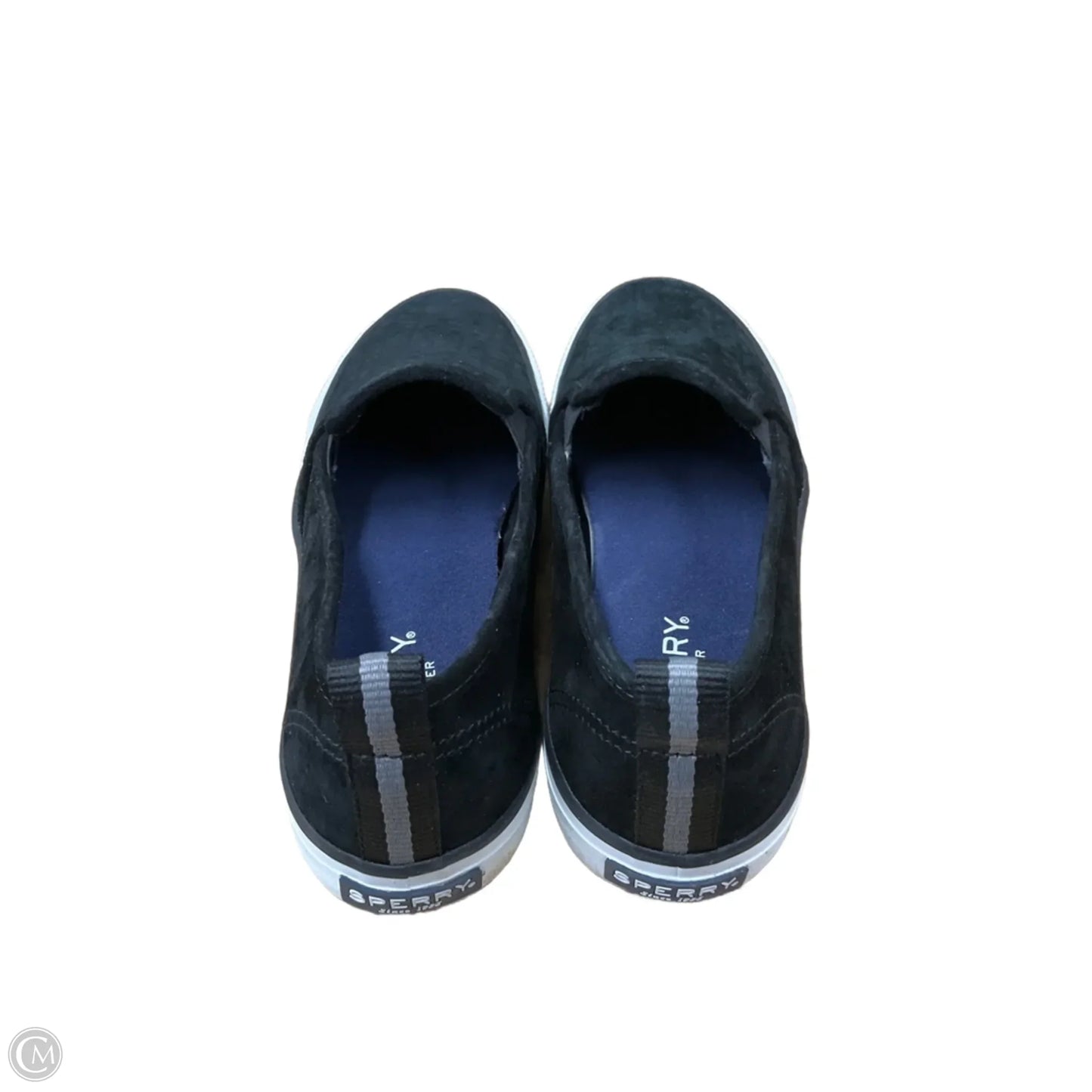 Shoes Flats By Sperry In Black & White, Size: 6.5