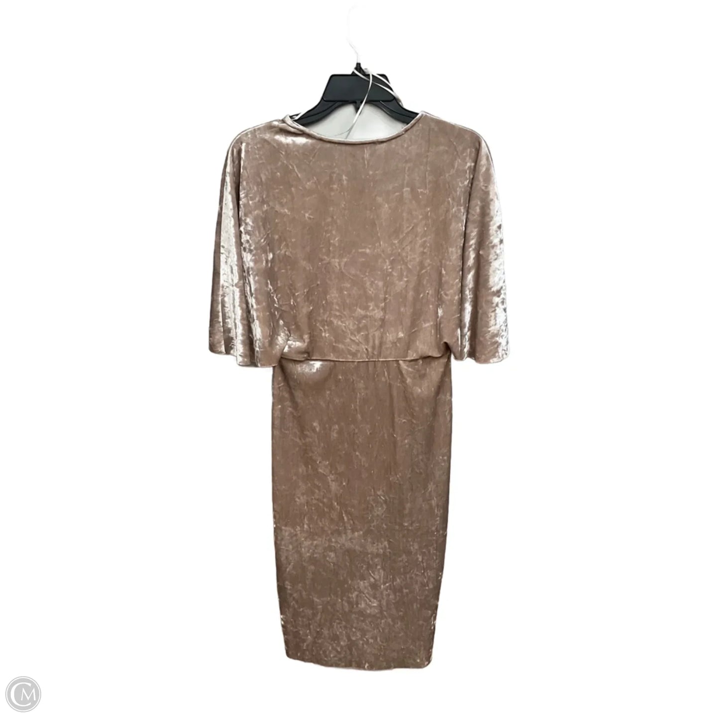 Dress Casual Midi By Matty M In Taupe, Size: Xs