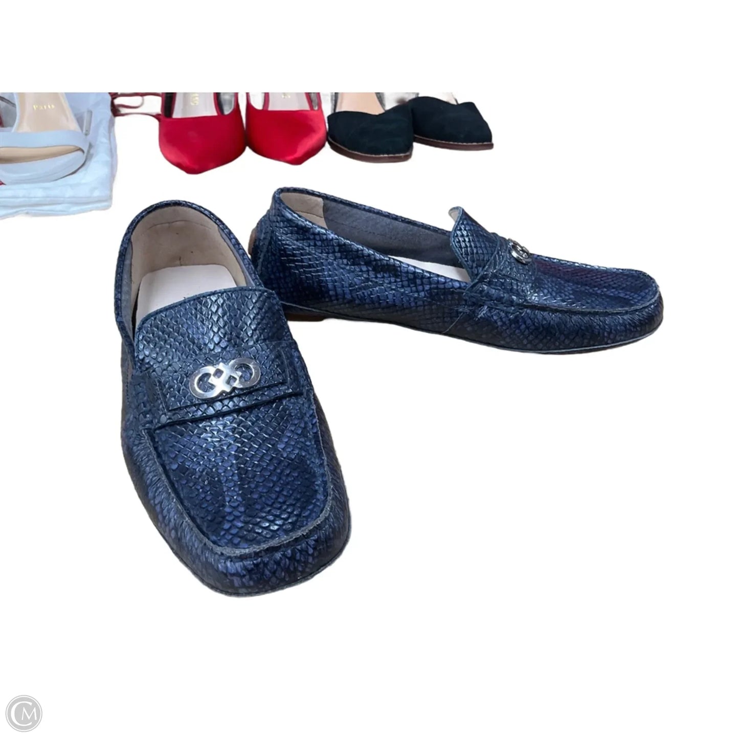 Shoes Flats By Cole-haan In Blue, Size: 7.5