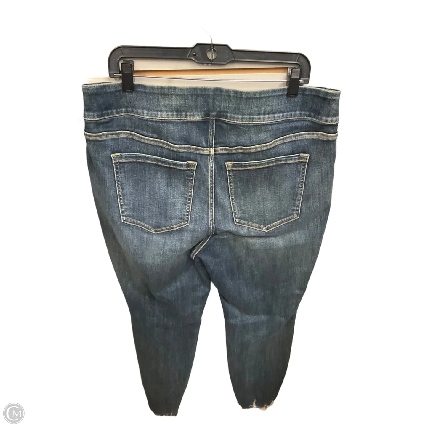 Jeans Cropped By Lane Bryant In Blue Denim, Size: 18