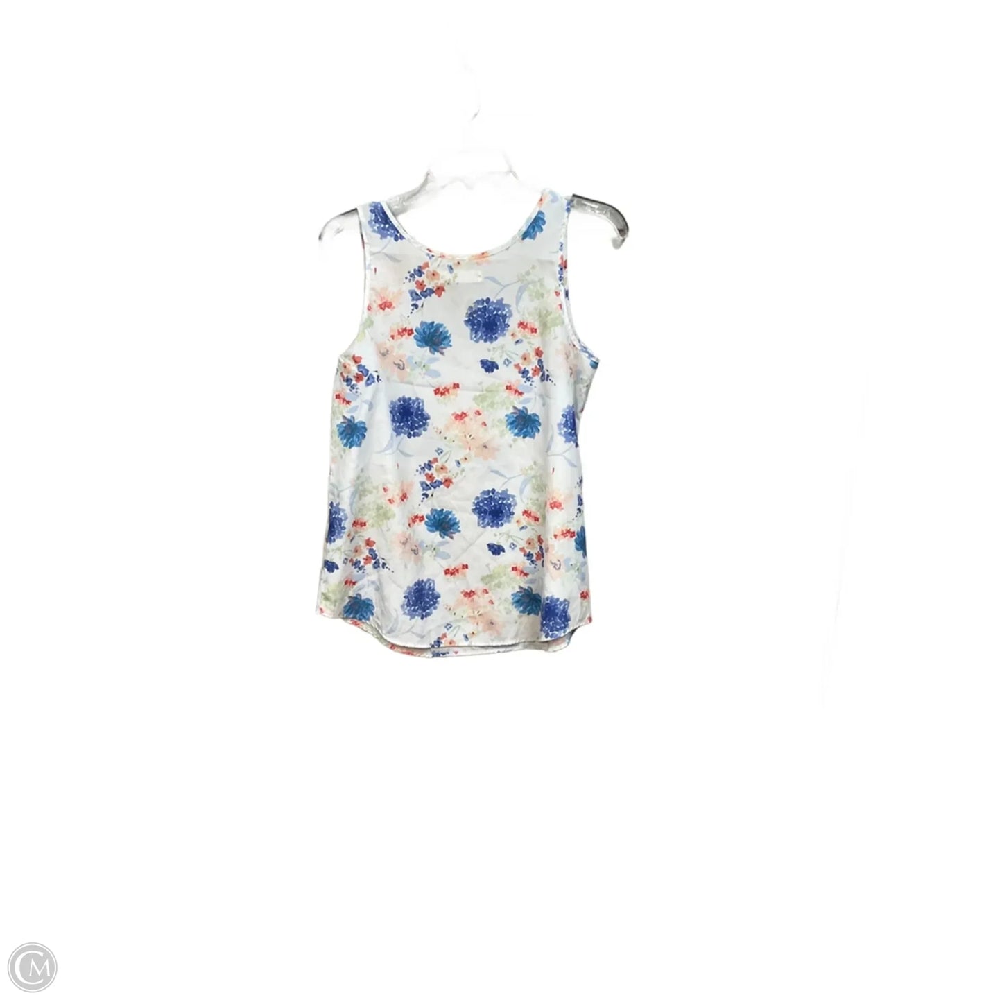 Top Sleeveless By Faded Glory In Floral Print, Size: S