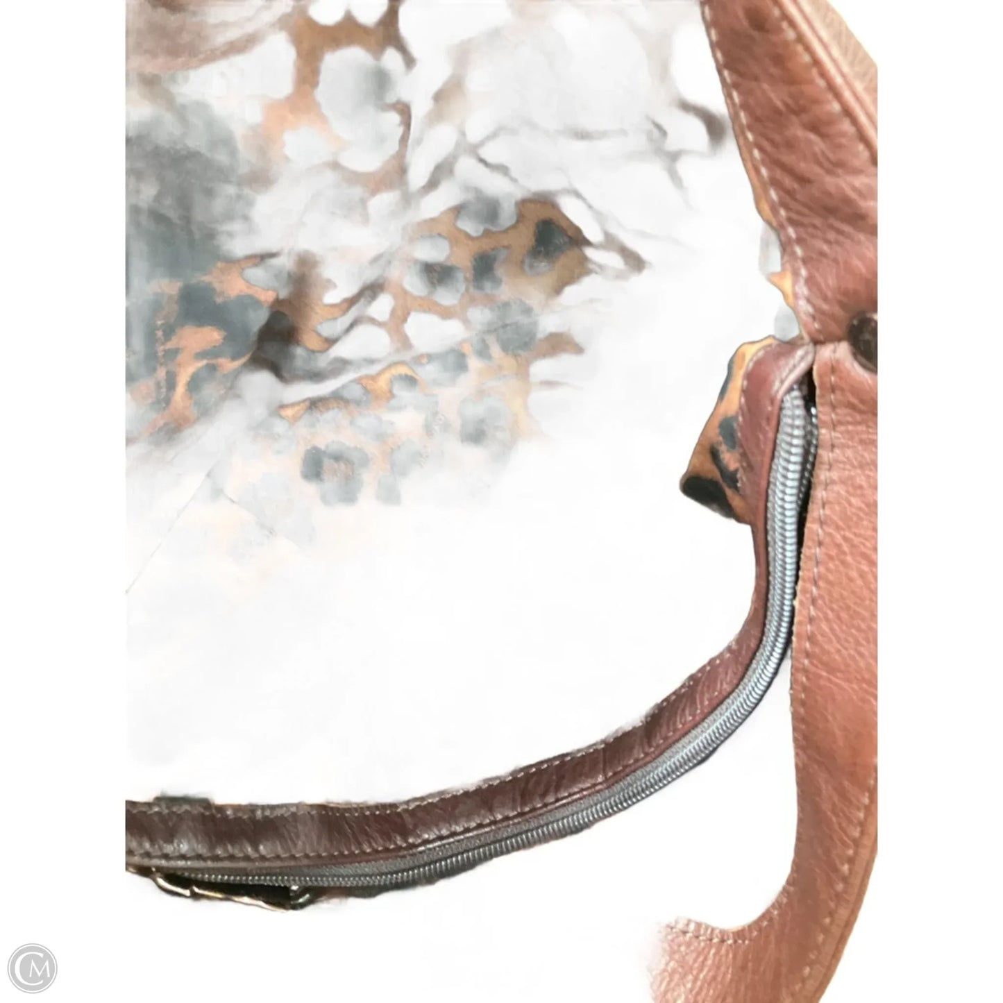 Crossbody Leather By B. Makowsky, Size: Large