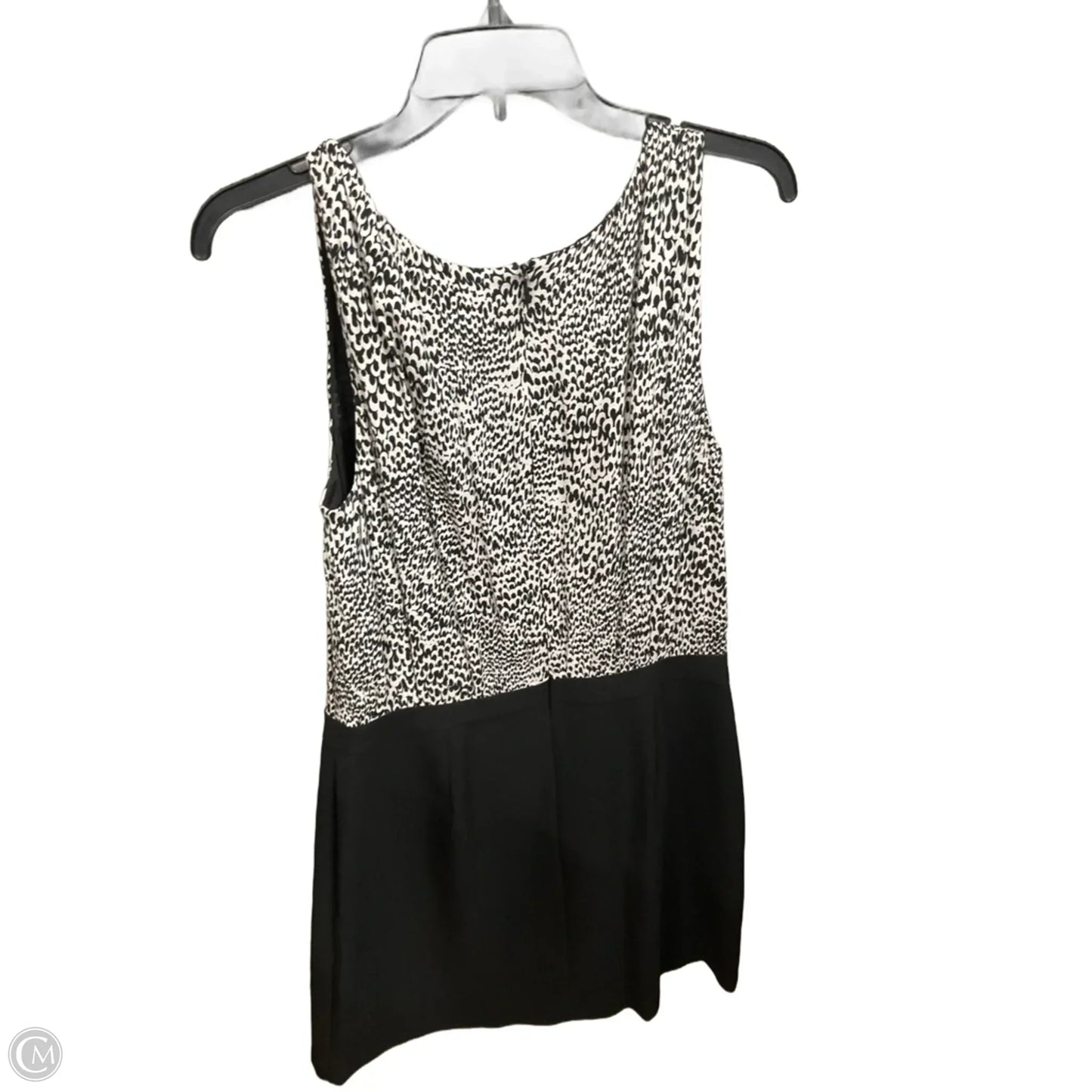 Dress Casual Midi By Loft In Black & White, Size: L