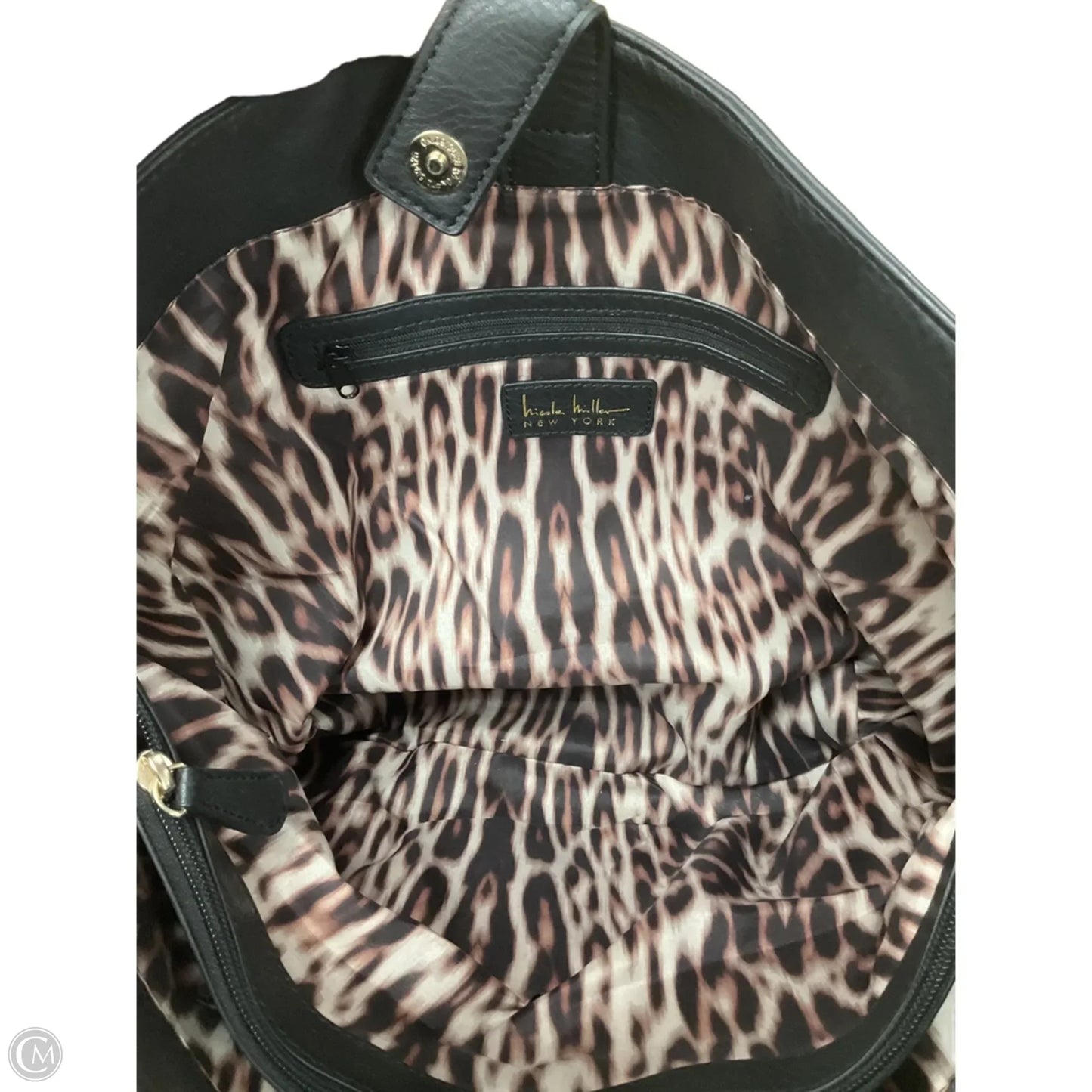 Tote Leather By Nicole Miller, Size: Large