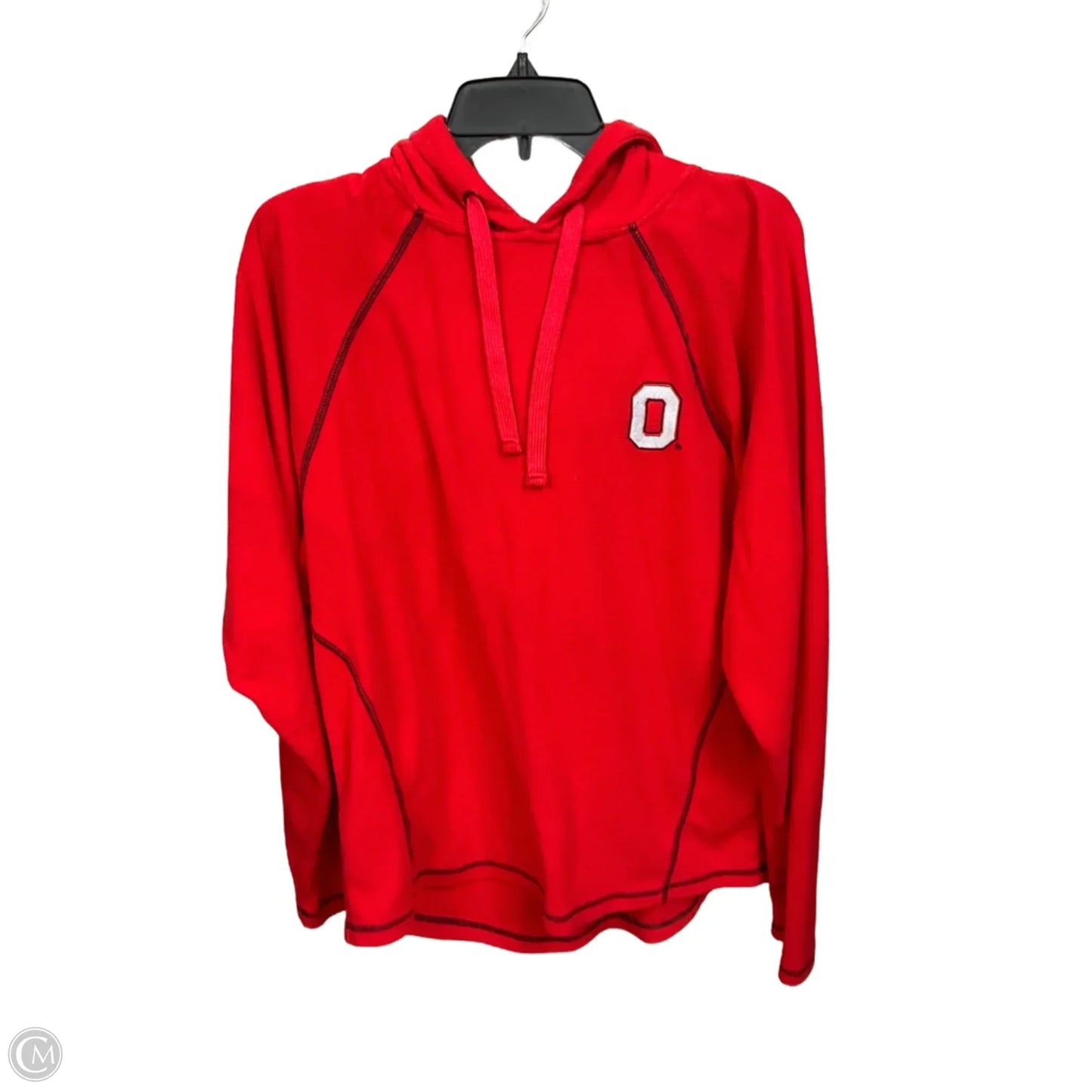 Sweatshirt Hoodie By Clothes Mentor In Red, Size: M