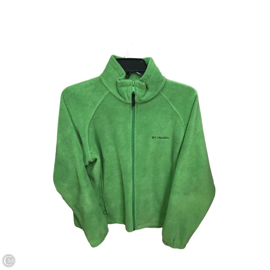 Jacket Fleece By Columbia In Green, Size: M
