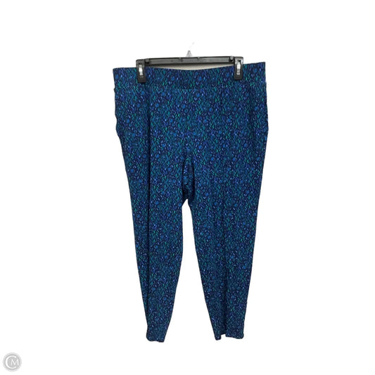 Pants Cropped By Isaac Mizrahi Live Qvc In Multi-colored, Size: 12